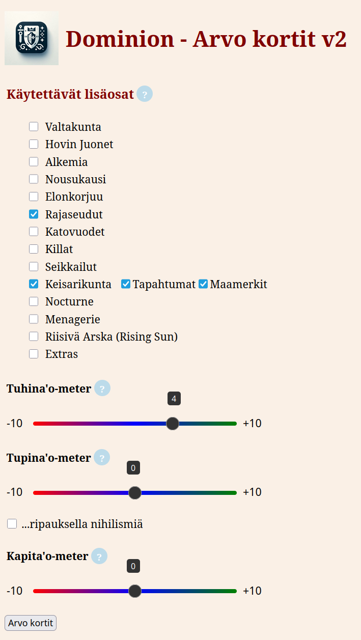 arvontakoneen-valikko